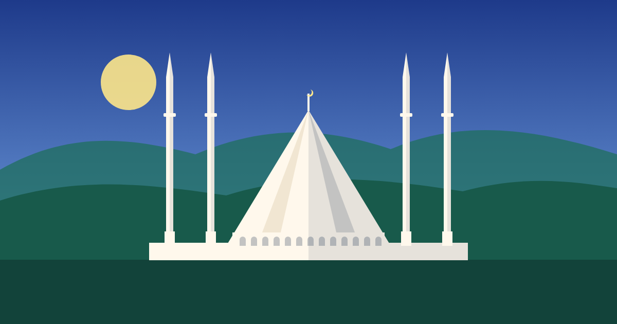 Faisal Mosque in Islamabad illustrating the DLIMS Islamabad driving licence guide